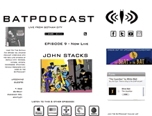 Tablet Screenshot of batpodcast.com